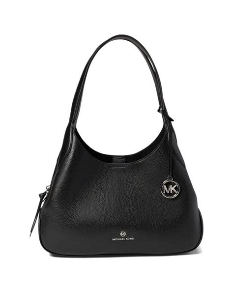 michael kors kelsey large shoulder bag|Michael Kors black shoulder handbags.